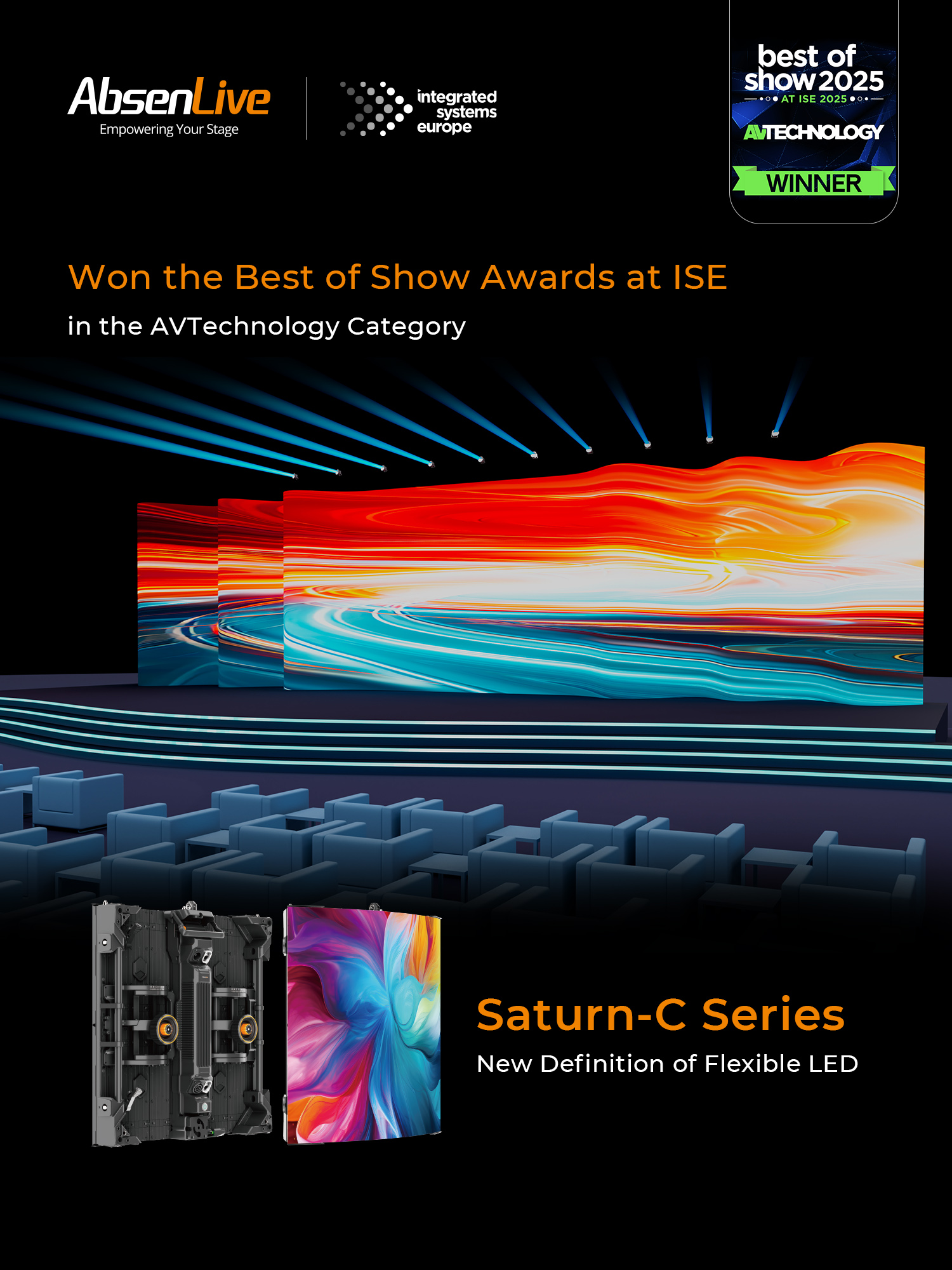 Absen triumphs at ISE 2025 | Absen Europe